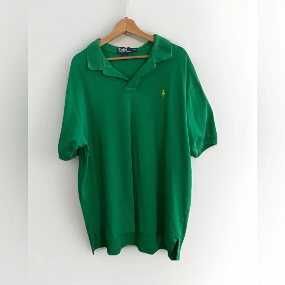 Polo by Ralph Lauren Men's Green Polo Shirt Preppy Golf Casual Classic